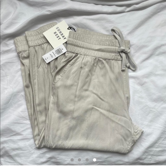 Aritzia Sunday Best GRENVILLE PANTS in Ice gray - Picture 2 of 3